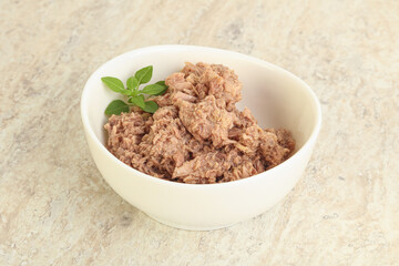 Canned tuna fish for salad