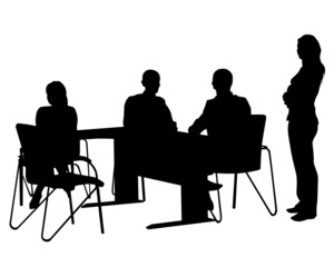 Businessman whit laptop on white background