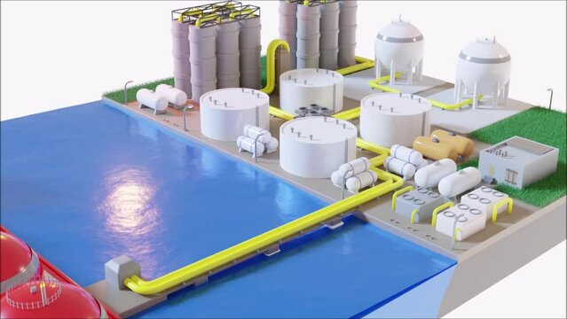 LNG Terminal camera drive backwards