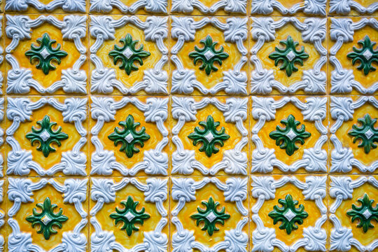 Portugal, Porto, Close-up ofÊazulejos