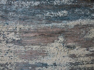 The surface of the old board that is close to the texture image. Close-up in which the roughness is visible.
