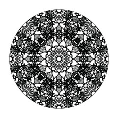 Hand drawn mandala. decoration in ethnic oriental  doodle ornament.