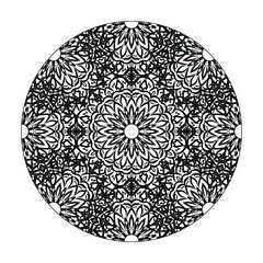 Hand drawn mandala. decoration in ethnic oriental  doodle ornament.