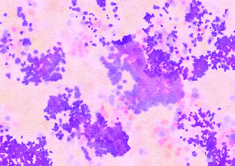 purple pastel tie dye abstract watercolor background with bleeding paint and drips