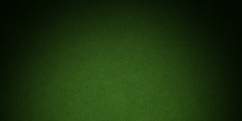 Elegant dark emerald green background with black shadow border and old vintage grunge texture design
