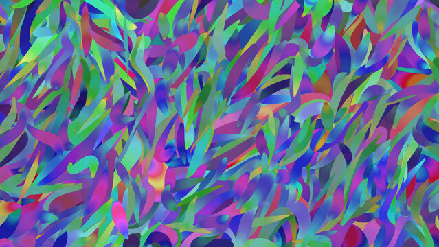 Abstract multicolor digital art. Modern colorful background with gradients