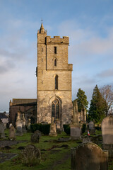 Fototapeta na wymiar tower of church of the Holy Rude in Stirling, Scotland