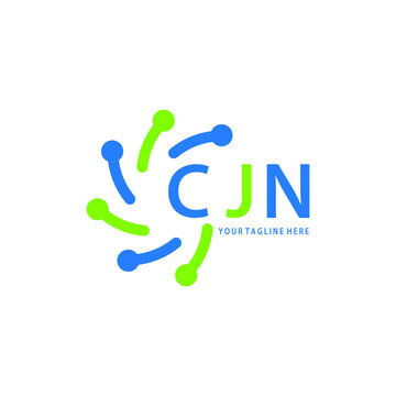 CJN logo design initial creative letter on white background.
CJN vector logo simple, elegant and luxurious,technology logo shape.CJN unique letter logo design. 
