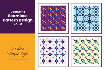 Geometric Seamless Pattern Design VOL-8