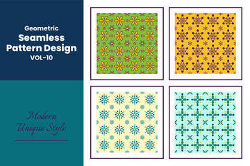 Flowers Seamless Pattern Design VOL-10