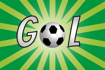 Banner, sign and goal celebration poster at a sporting event, Sports Store   © Bela Art