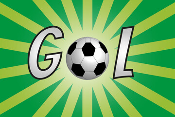 Banner, sign and goal celebration poster at a sporting event, Sports Store © Bela Art