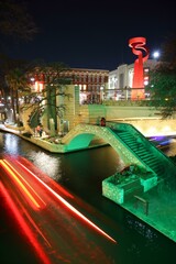 Riverwalk in San Antonio, Texas, crowded with tourists