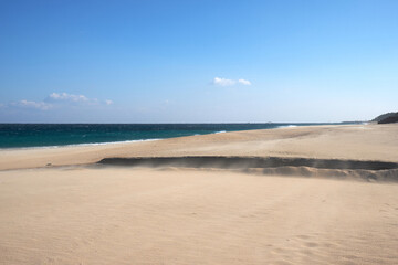 Fototapeta na wymiar Bongpo beach in Goseong-gun, South Korea. 