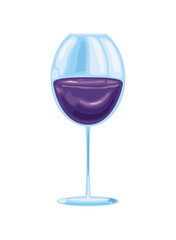 wine glass drink