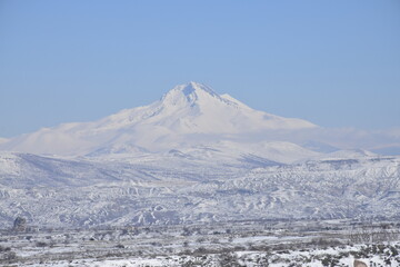 One of the peaks of Anatolia, Mount Erciyes.