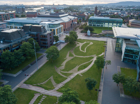 view from the top of the square at Middlesbrough