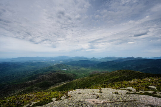 View from the top of Mt. Marcy, Adirondack mountains, New York State