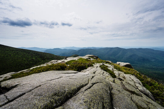 View from the top of Mt. Marcy, Adirondack mountains, New York State