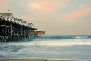 pier at sunset