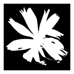 Flower Flat Icon Isolated On White Background