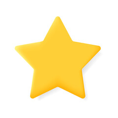 3D Star, Yellow Star icon, Gold Star Icon, Gold Star Vector, Star UI, Star Icon, Star Vector Illustration Background