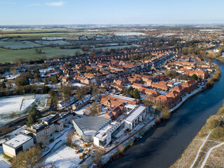 Obraz premium aerial view of the city