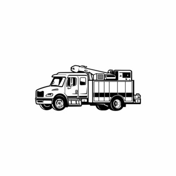 recommend clip art: Service truck illustration vector
