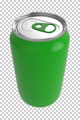 3d render of a soda can