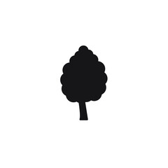 tree icons  symbol vector elements for infographic web