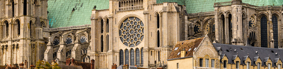 Chartres cathedral - obrazy, fototapety, plakaty