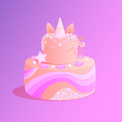 Birthday Unicorn Cake