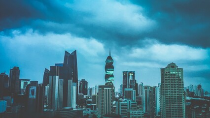 Fototapeta na wymiar city skyline Panama