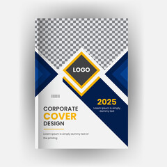 Corporate business brochure book cover design template