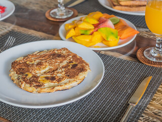 Brunched at a calm cafe in Bali.