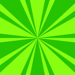 light green rays background. Summer background. Design wallpaper. Cartoon style. Vector illustration. stock image. 