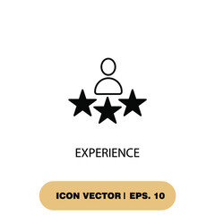experience icons  symbol vector elements for infographic web