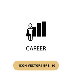 career  icons  symbol vector elements for infographic web