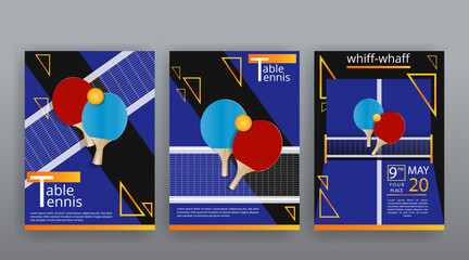 Baseball competition vector flyer template, realistic baseball equipment