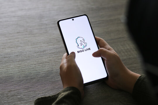 April 06, 2022, Yogyakarta, Indonesia: Bigo Live is a live streaming platform owned by a Singapore-based Bigo Technology, which was founded in 2014 by David Li and Jason Hu.