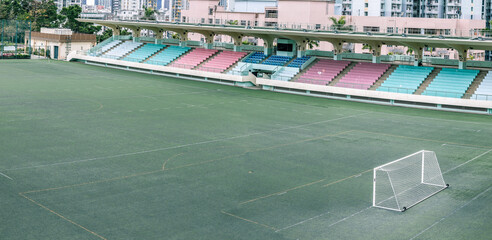 Goal of a soccer field