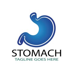 stomach care logo concept icon designs vector