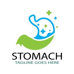 stomach care logo concept icon designs vector