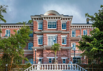 Part of Old campus in Hong Kong University, HKU, England Architecture Style
