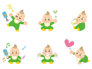 赤ちゃんバリエーション　出産　育児　ミルク