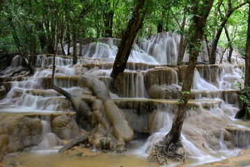Wang Sai Thong Waterfall the site is a waterfall where water is originated from a water body in...