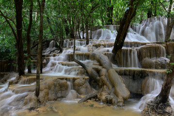Wang Sai Thong Waterfall the site is a waterfall where water is originated from a water body in...