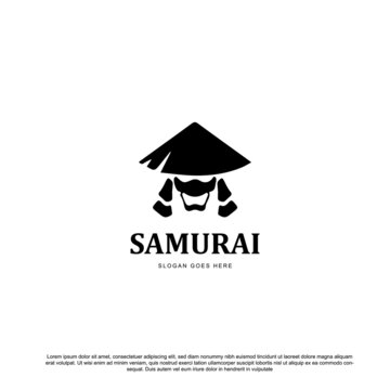 Japanese Samurai Warrior Logo Design
