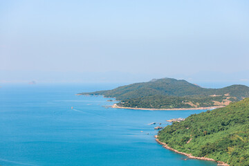 Fototapeta na wymiar Coastline of Grass Island, Sai Kung, Hong Kong