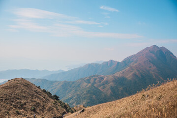evening view of Lantau Peak, Hong Kong